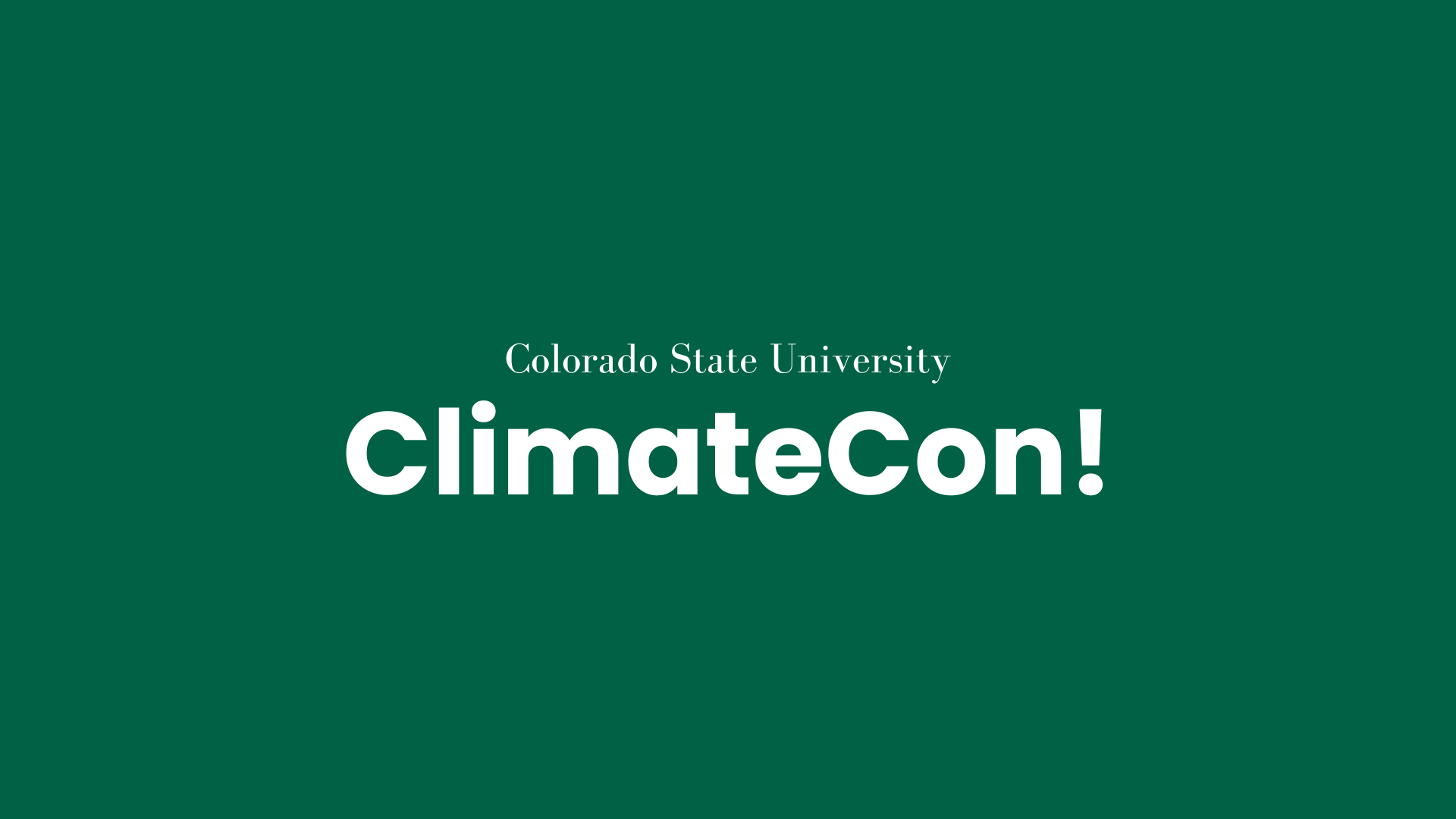 Apply to Tickets for ClimateCon!